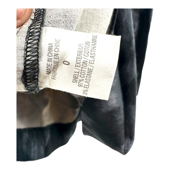 Theory | 0 Gray Abstract Mini Skirt Pleated - Picture 6 of 12